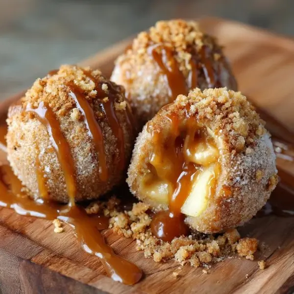 Delicious apple pie bombs ready to be enjoyed, showcasing a crispy pastry exterior and sweet apple filling.