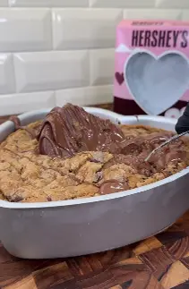 Heart Shaped Cookie Pie