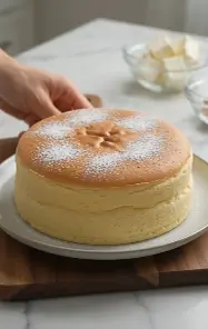 3-Ingredient Japanese Cheesecake