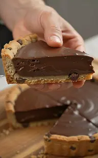 Chocolate Ganache Cookie Tart