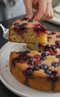 Gluten-Free Blueberry Upside-Down Cake