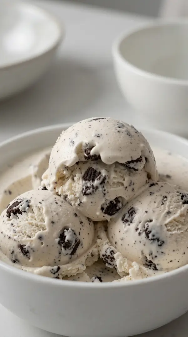 Homemade Oreo Ice Cream