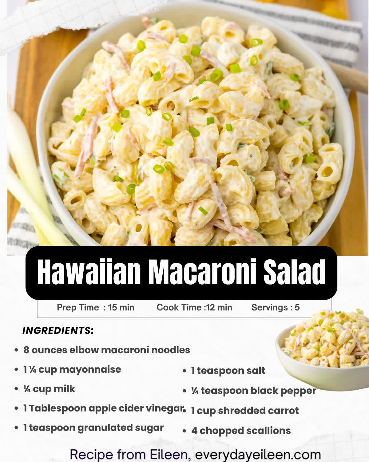 Hawaiian Macaroni Salad