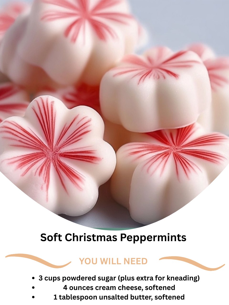 Soft Christmas Peppermints