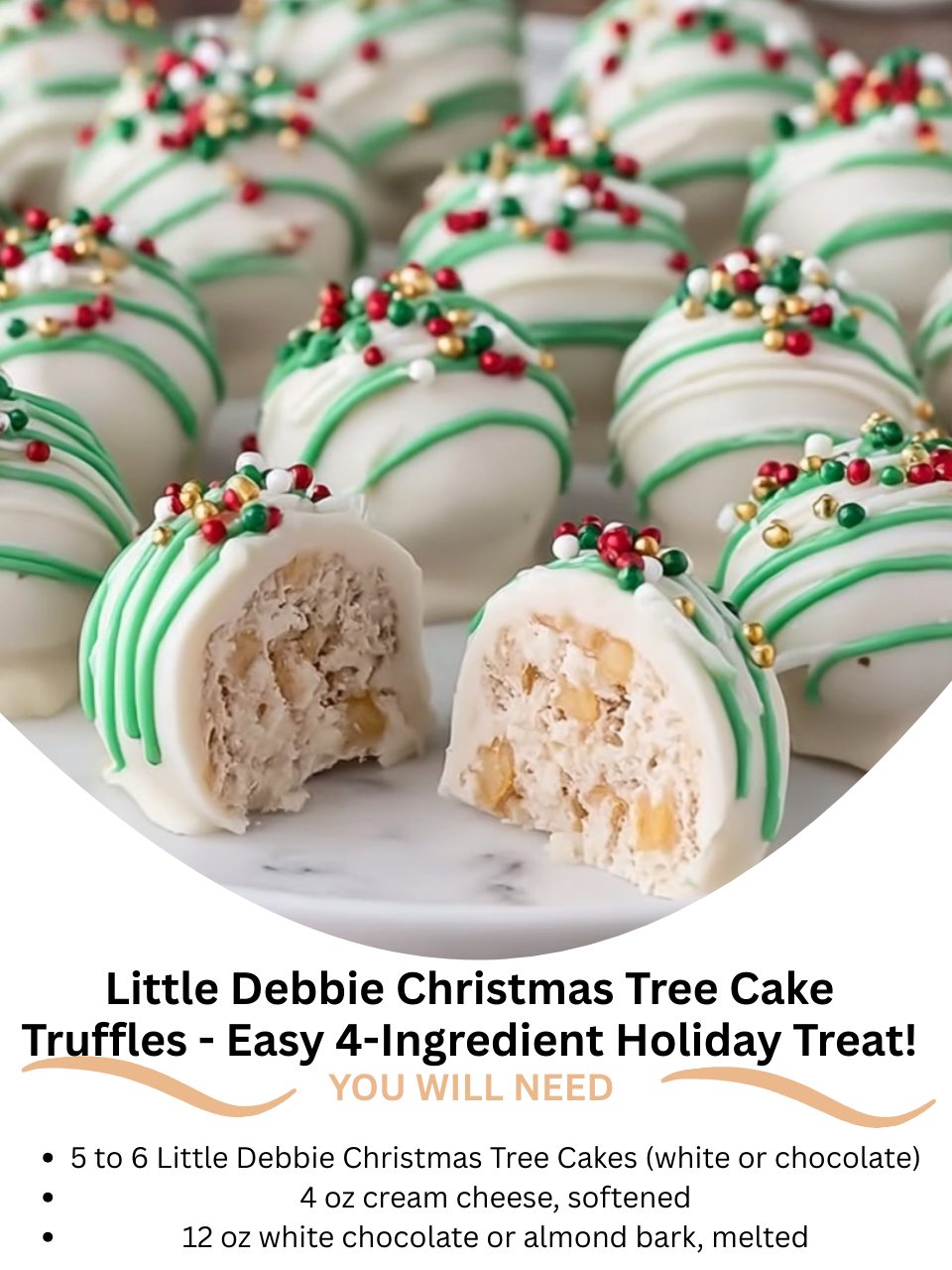 Little Debbie Christmas Tree Cakes Truffles