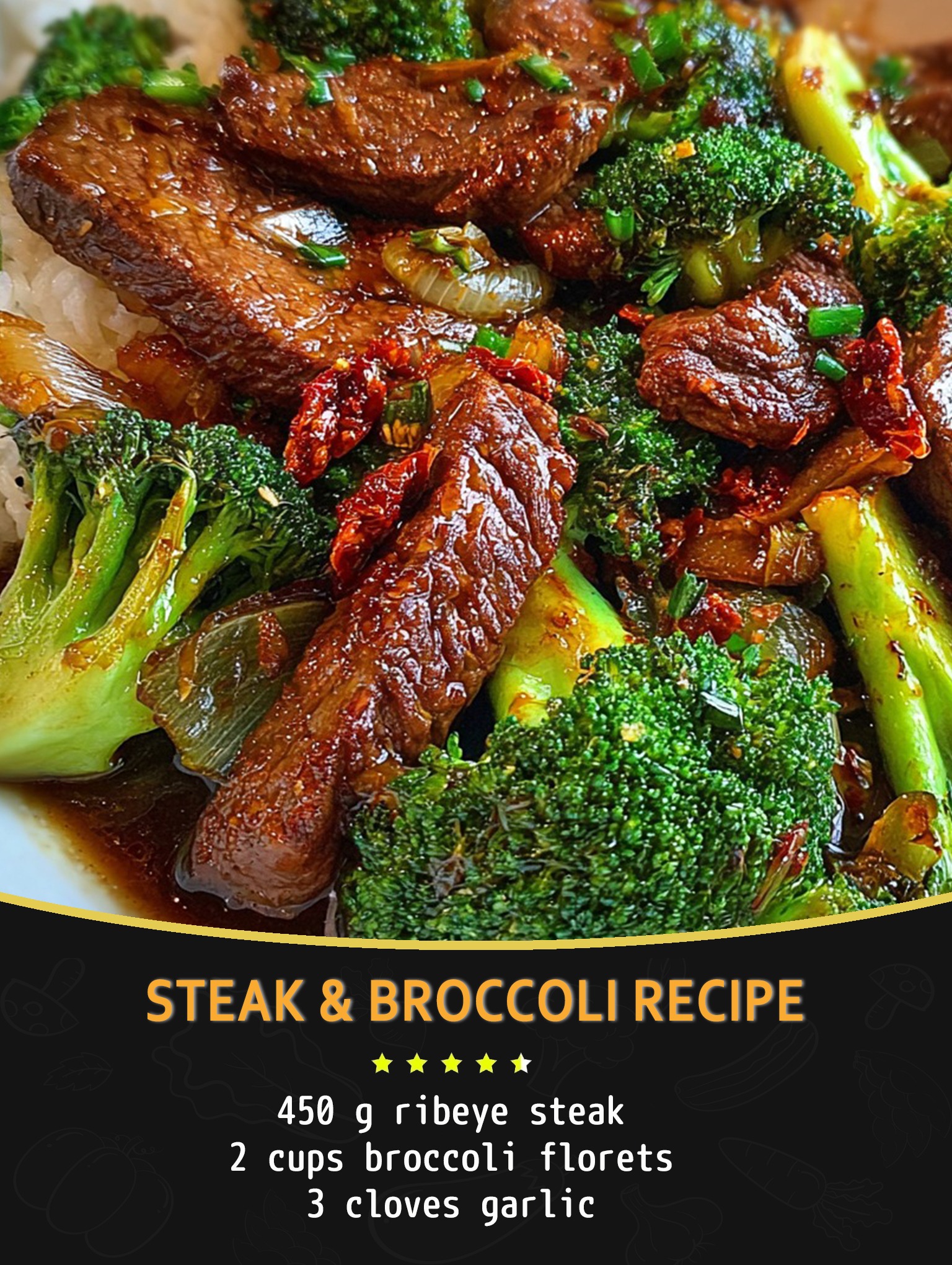 STEAK & BROCCOLI RECIPE