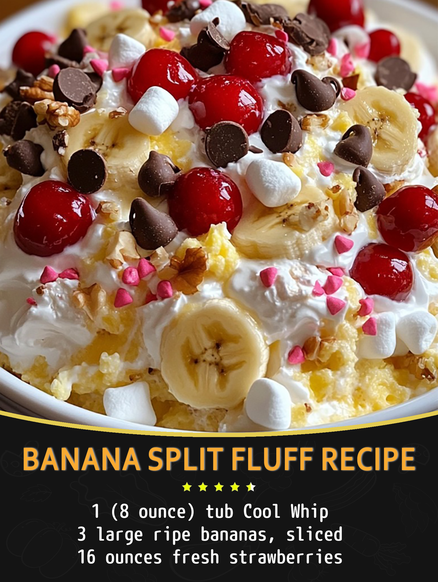 BANANA SPLIT FLUFF