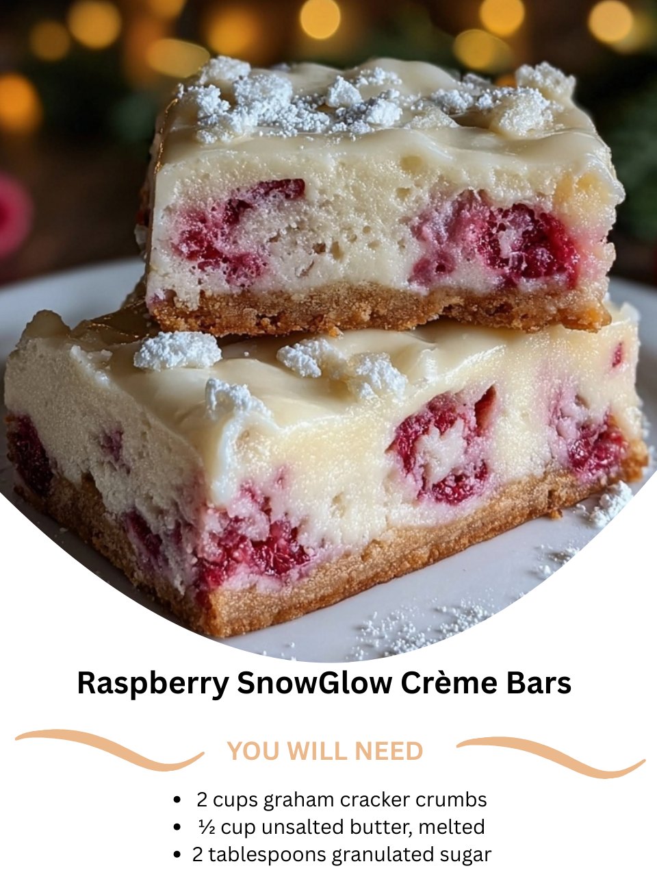 Raspberry SnowGlow Créme Bars