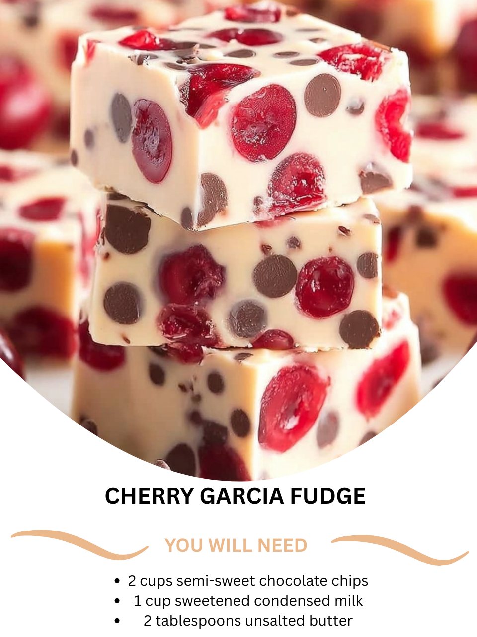 Cherry Garcia Fudge