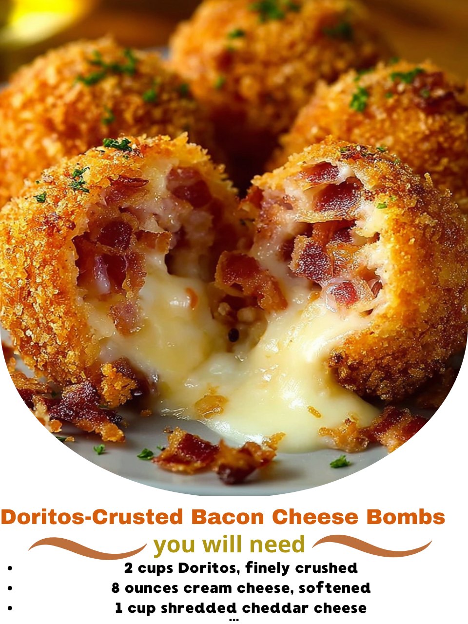 Doritos-Crusted Bacon Cheese Bombs