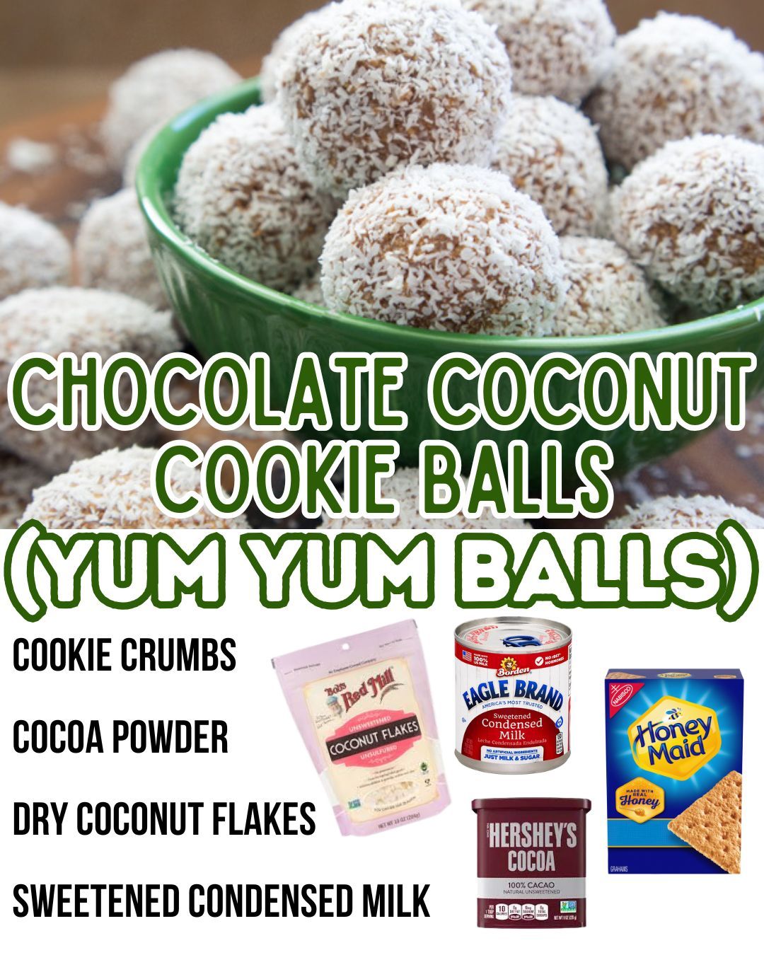 Chocolate Coconut Cookie Truffles