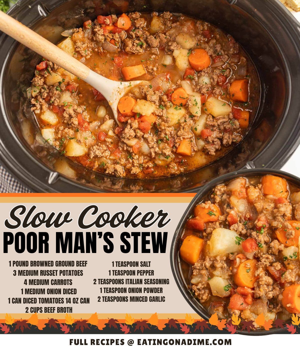 Crock Pot Poor Man’s Stew