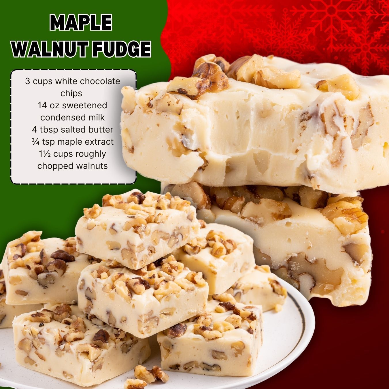 Maple Walnut Fudge
