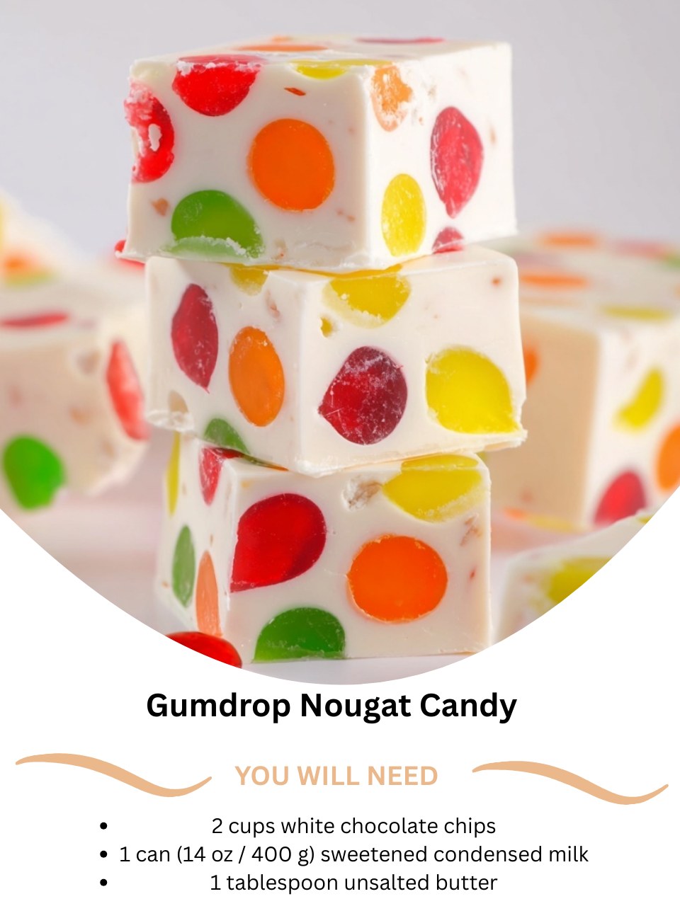 Gumdrop Nougat Candy