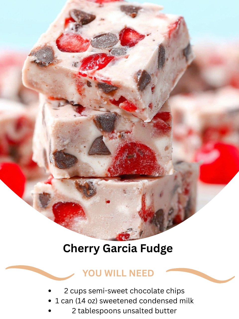 Cherry Garcia Fudge