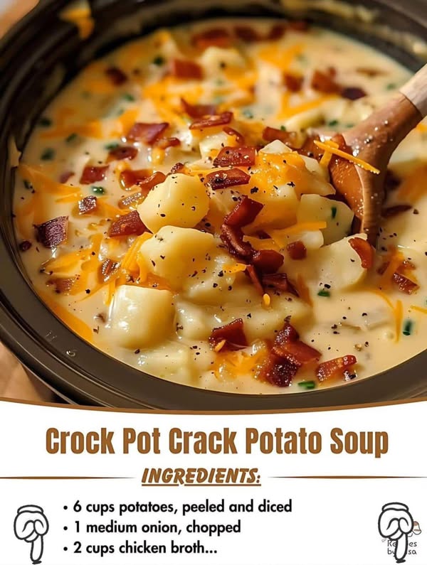 Crock Pot Crack Potato Soup
