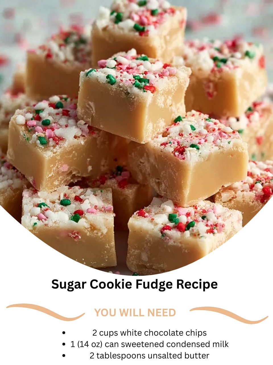 Sugar Cookie Fudge