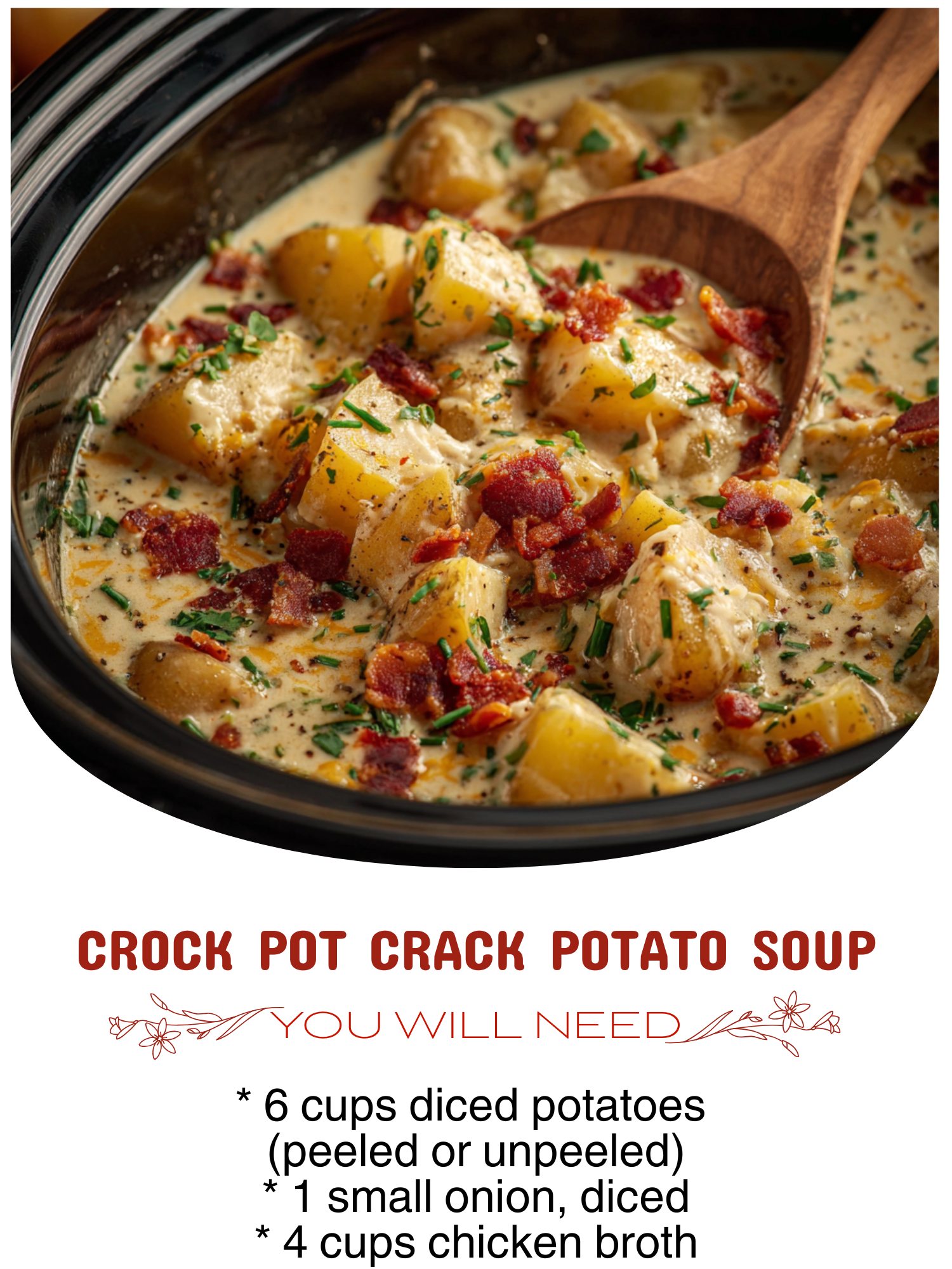 Crock Pot Crack Potato Soup