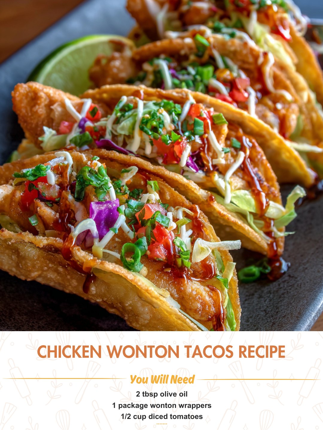 Chicken Wonton Tacos Recipe