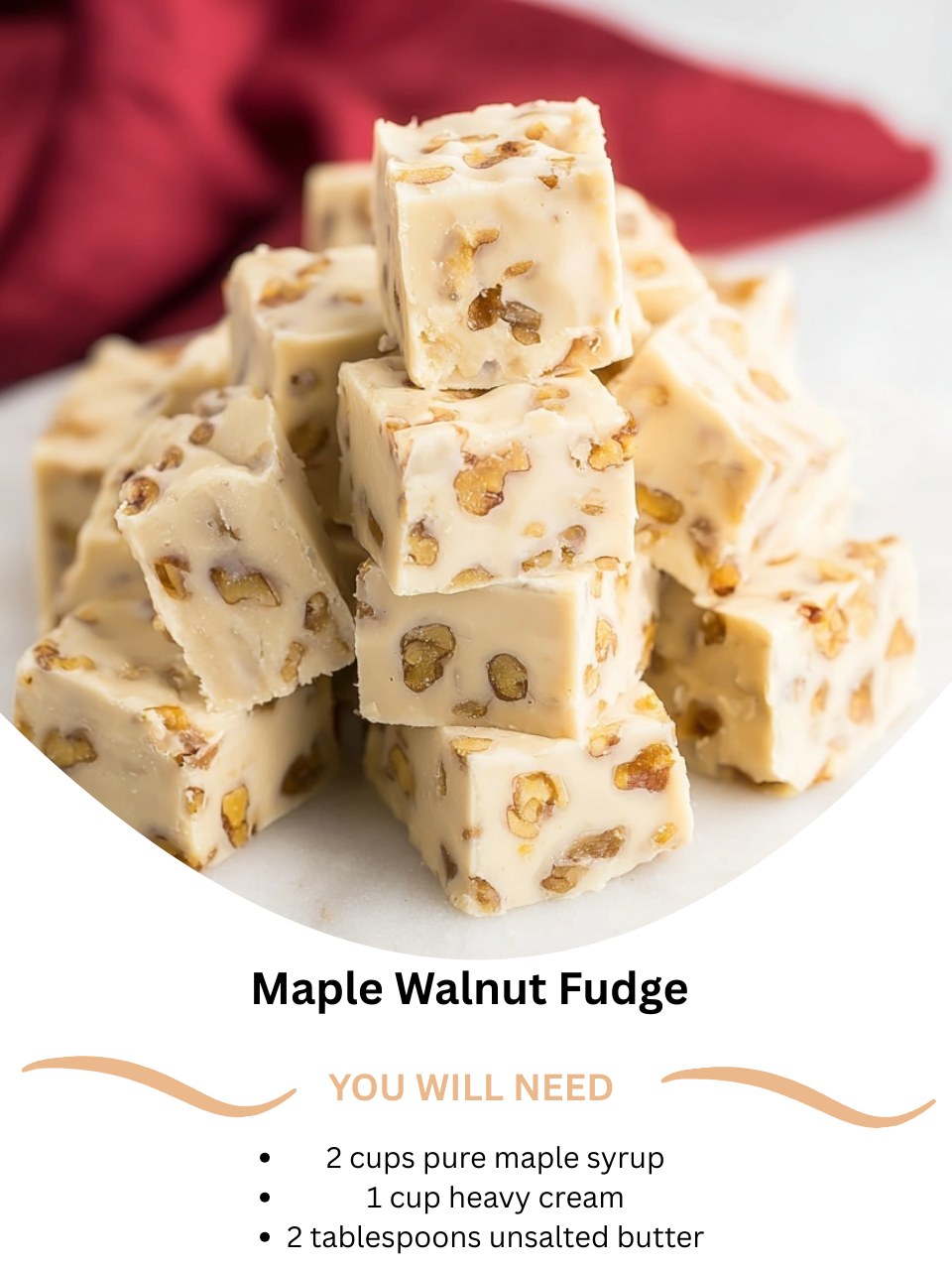 Maple Walnut Fudge