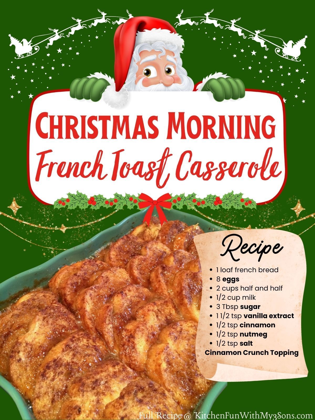FRENCH TOAST CASSEROLE