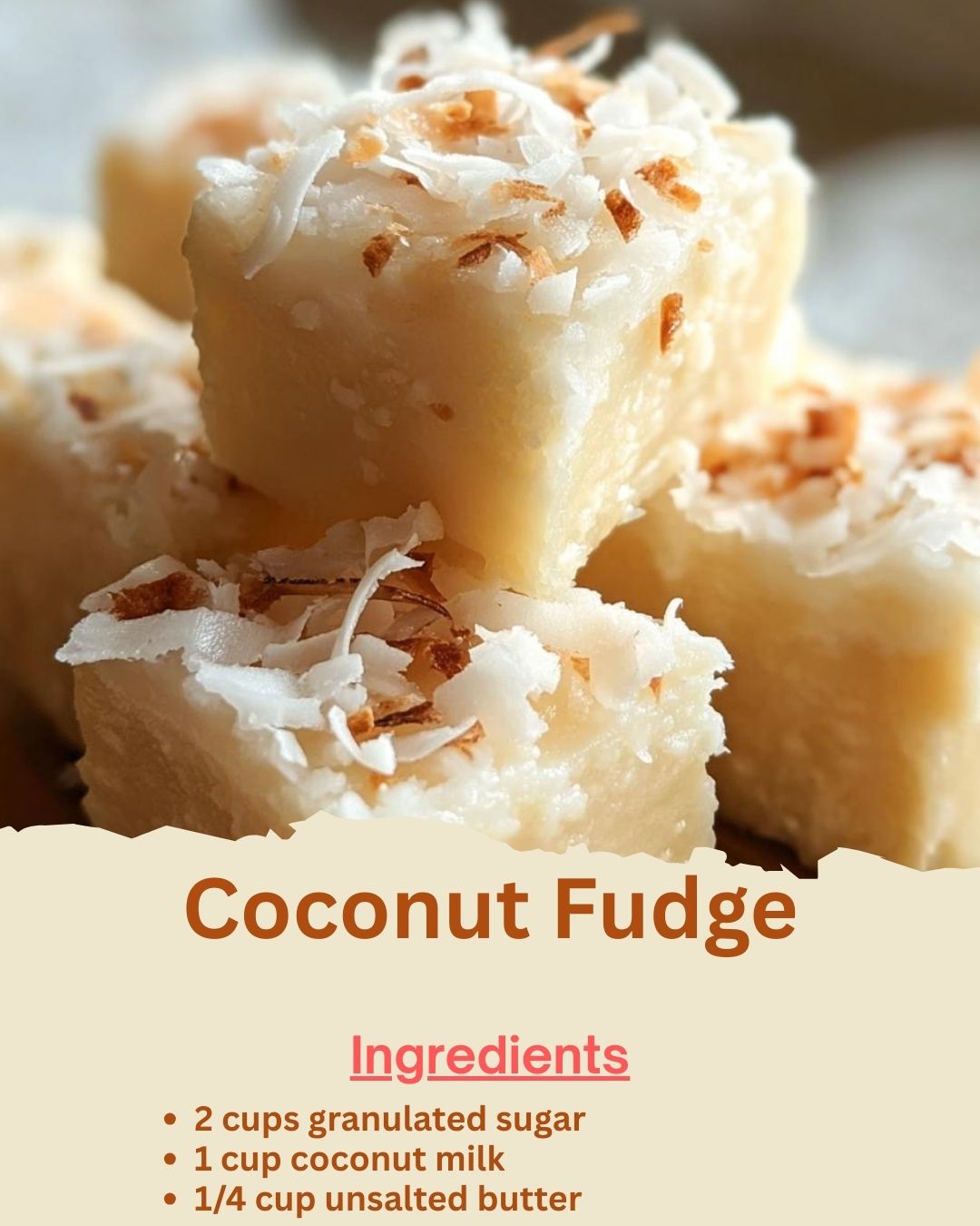 Coconut Fudge