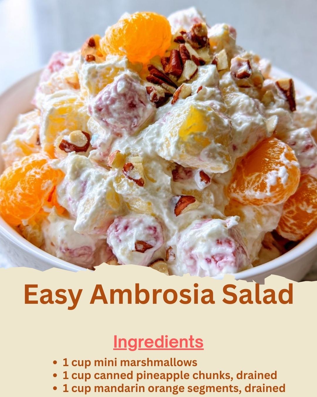 Easy Ambrosia Salad