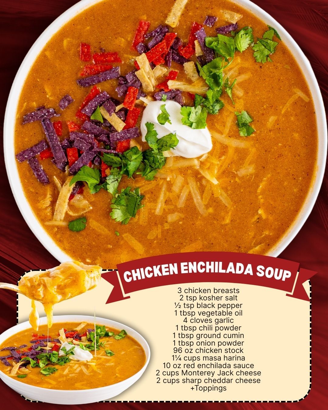 Chicken Enchilada Soup