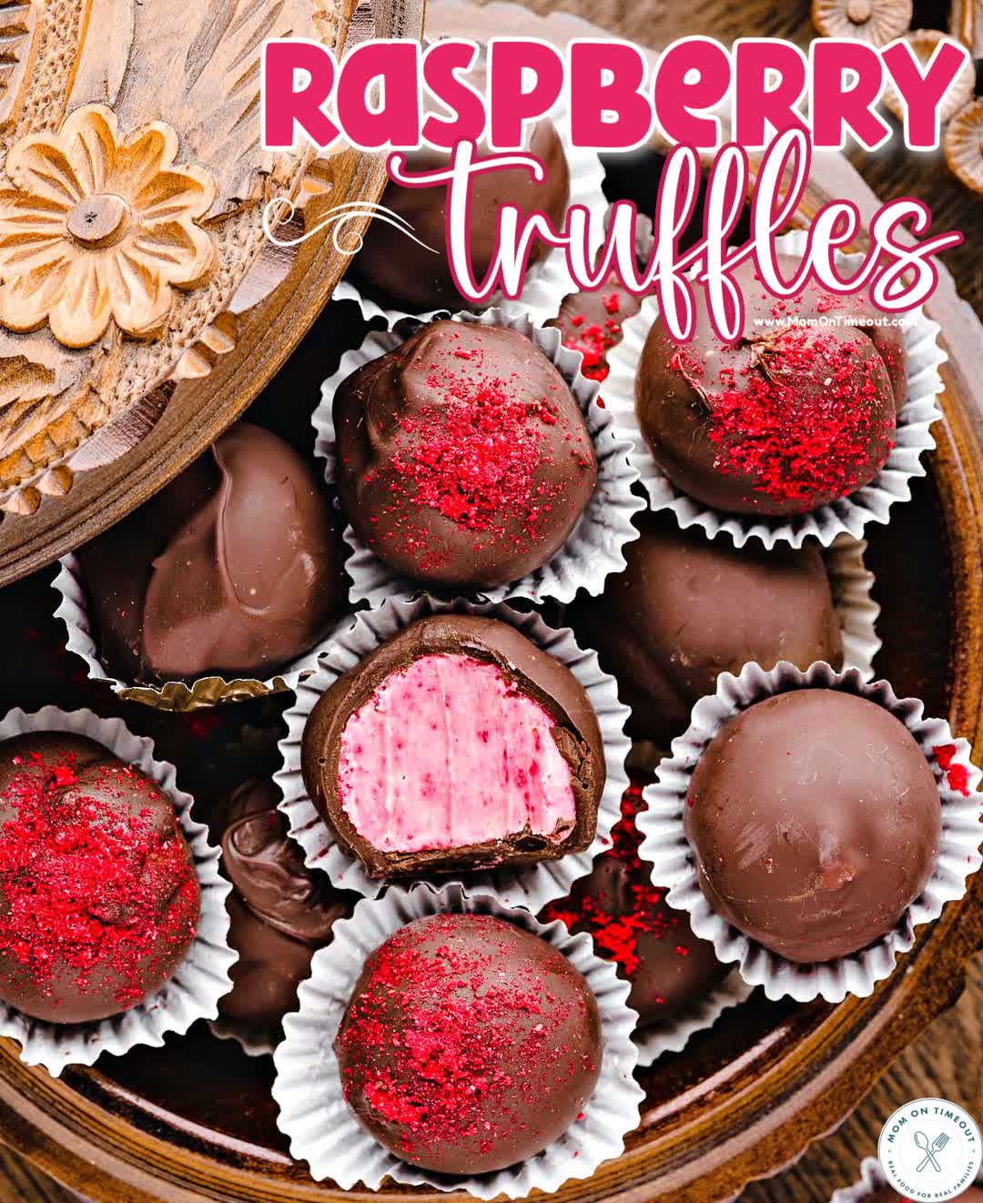 Raspberry Truffles
