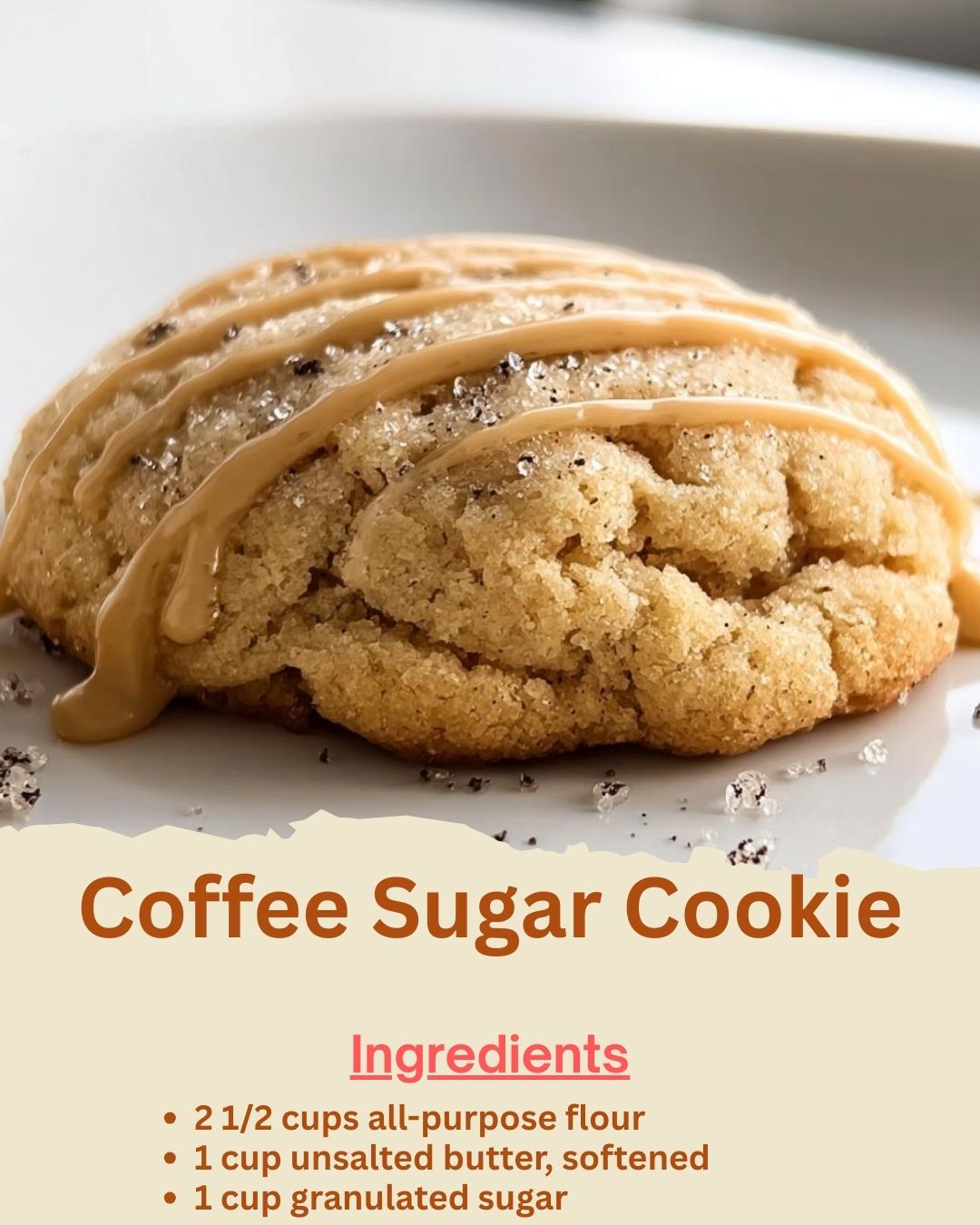 Coffee Sugar Cookie