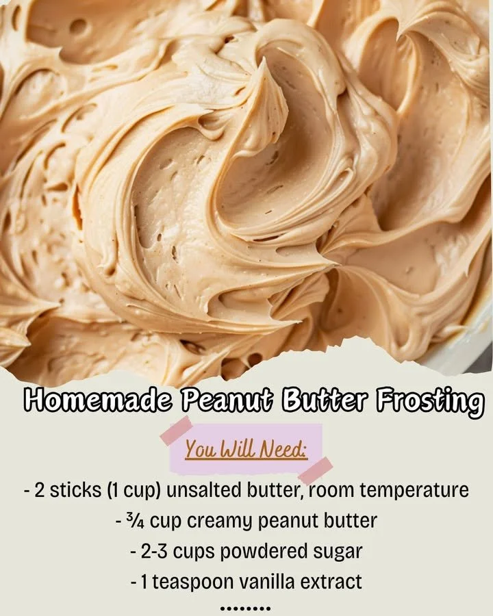 Delicious homemade peanut butter frosting spread on a chocolate cupcake