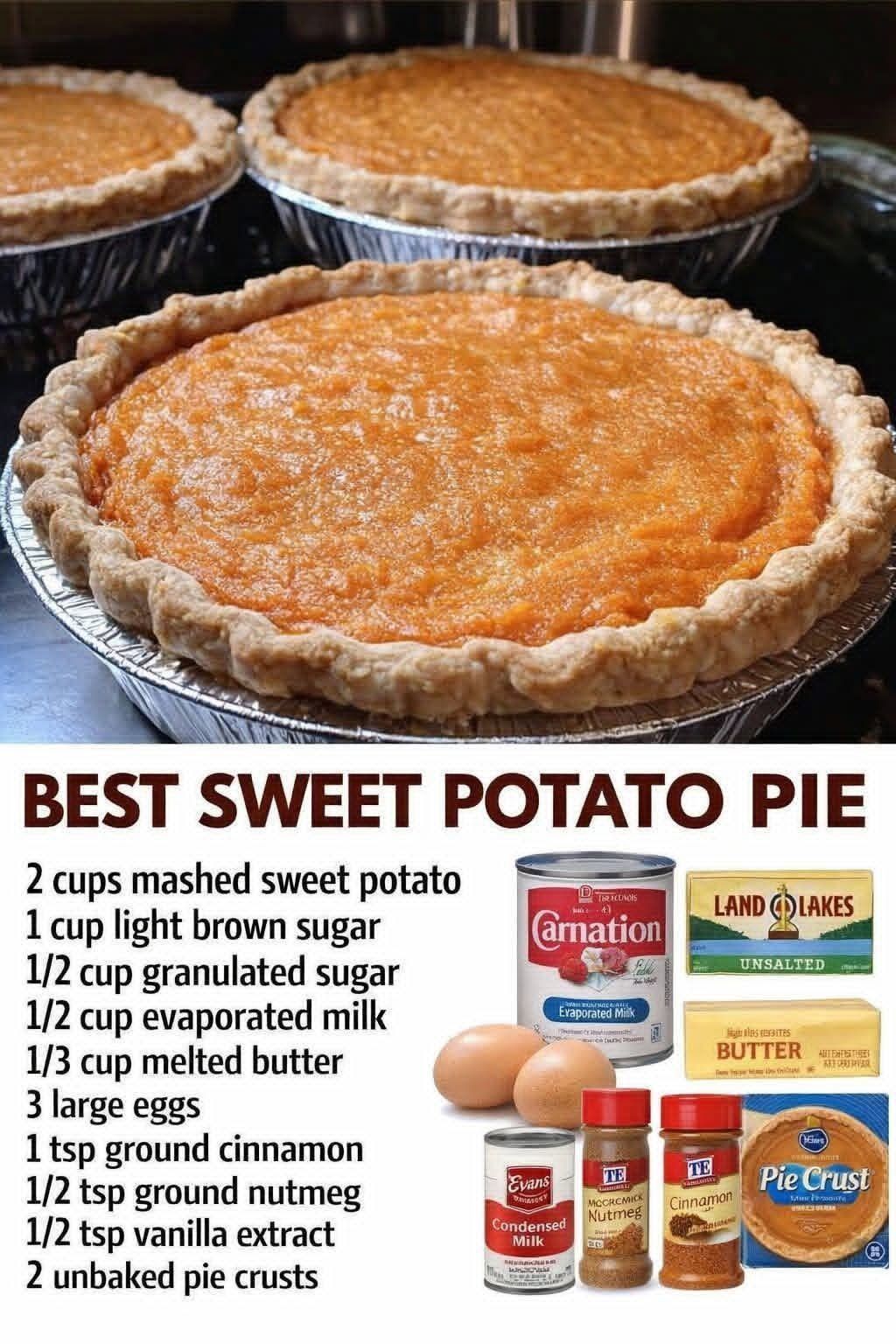Grandma’s Sweet Potato Pie