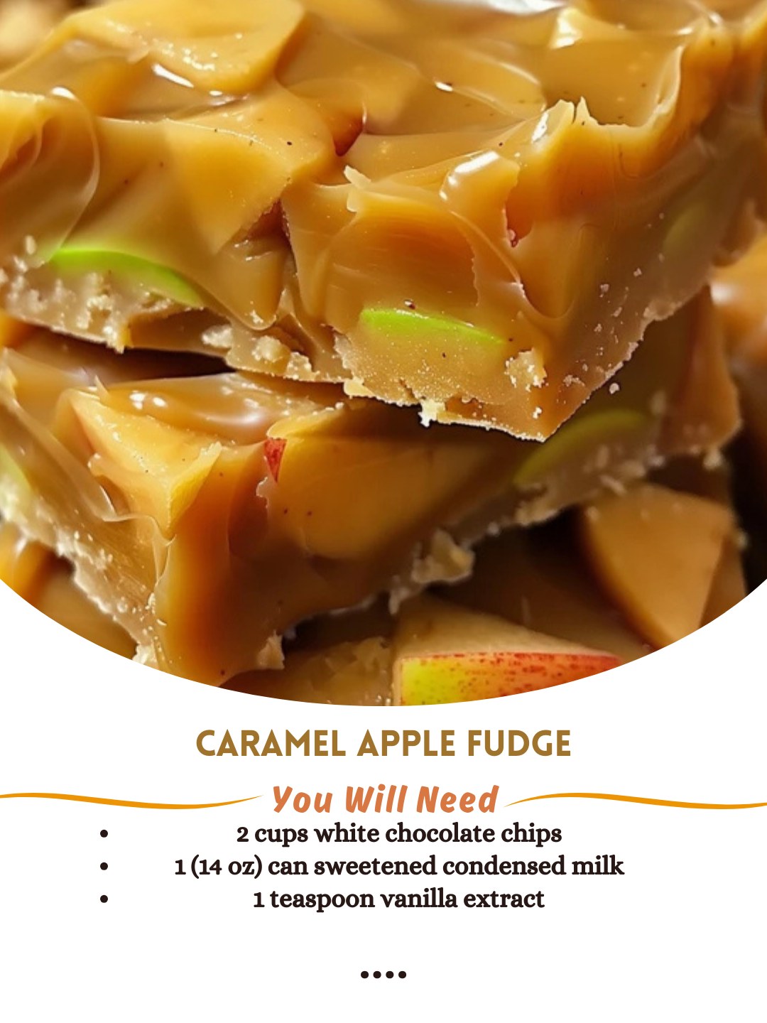 Caramel Apple Fudge
