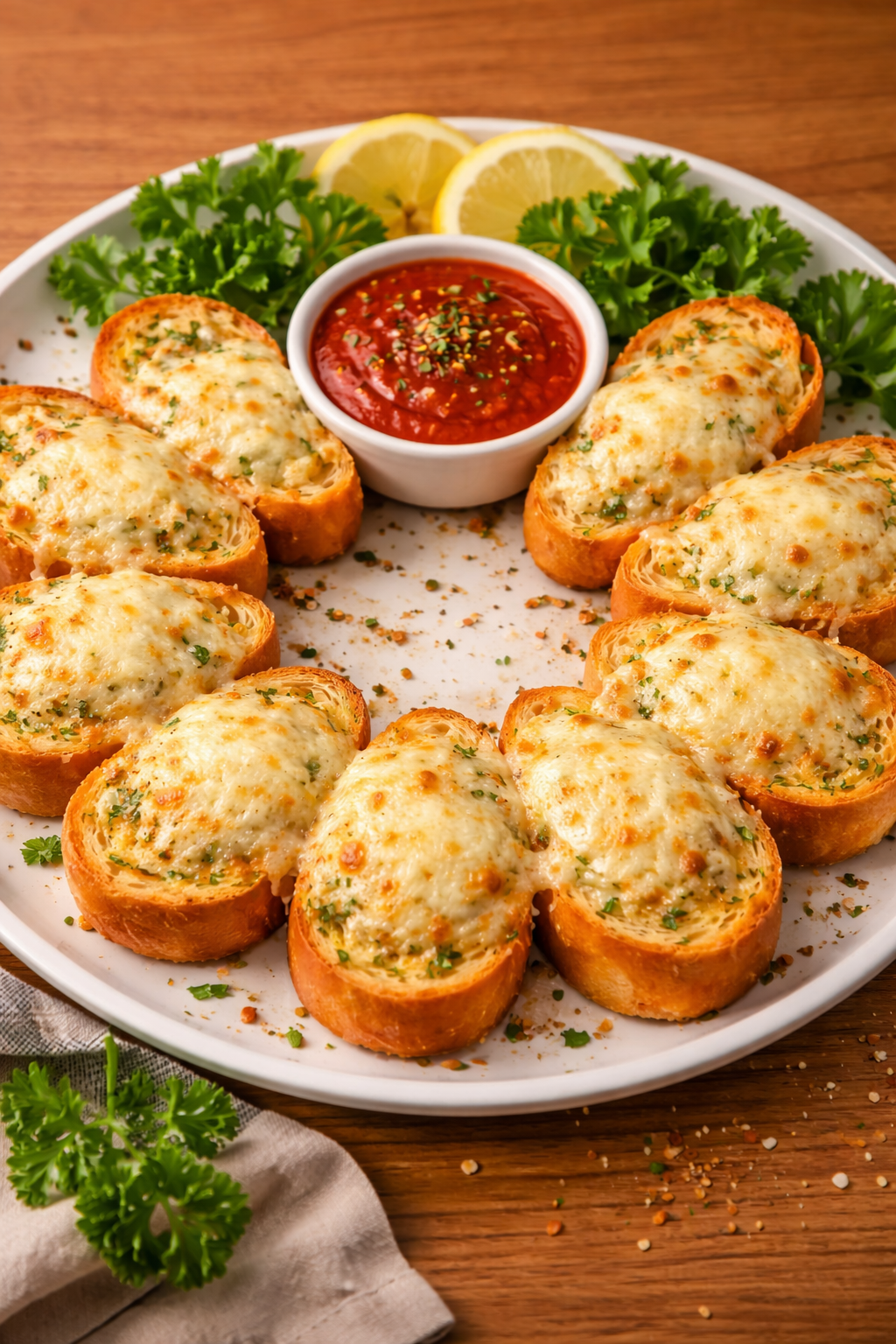 Homemade Cheesy Garlic Bread