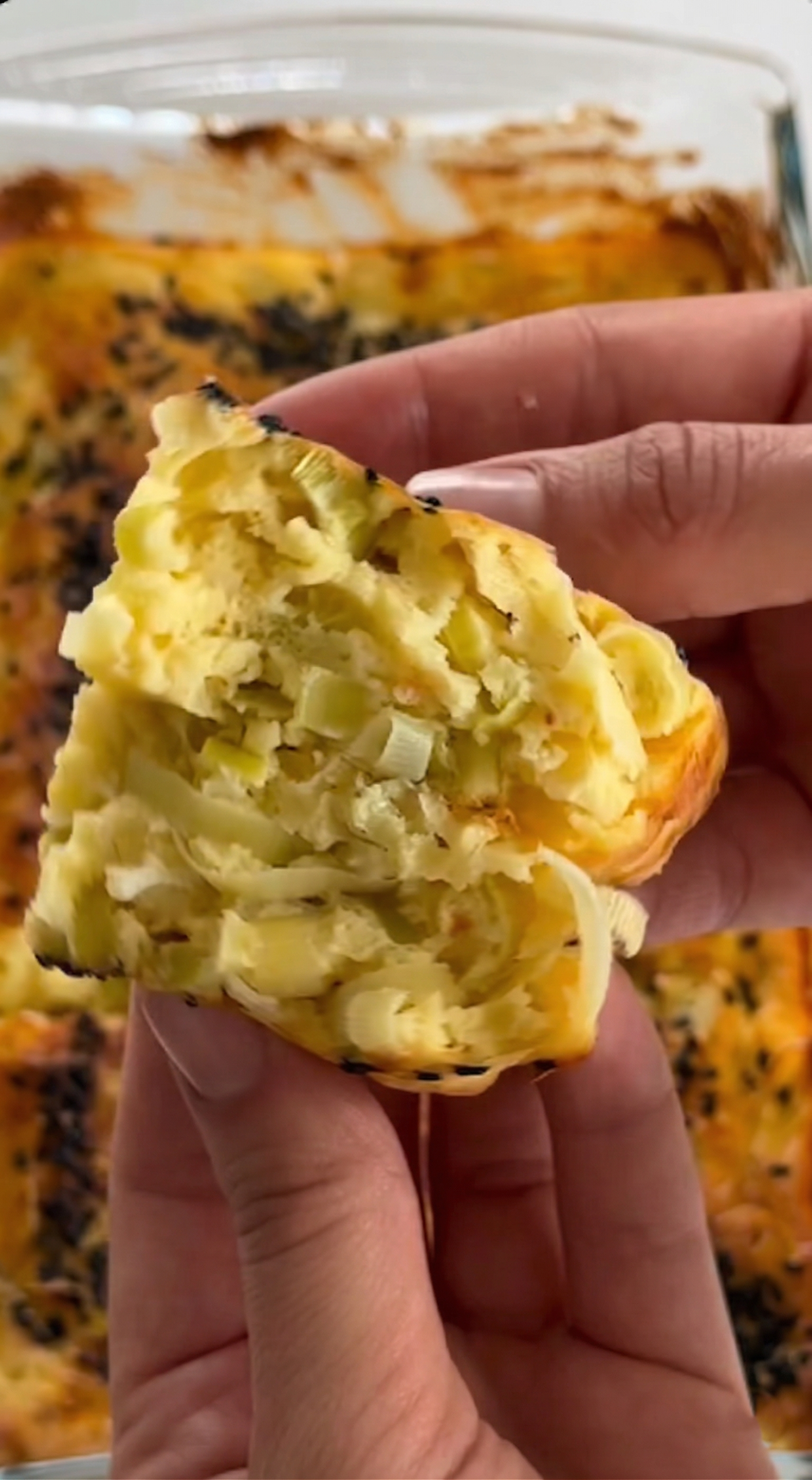 Savory Leek Bake