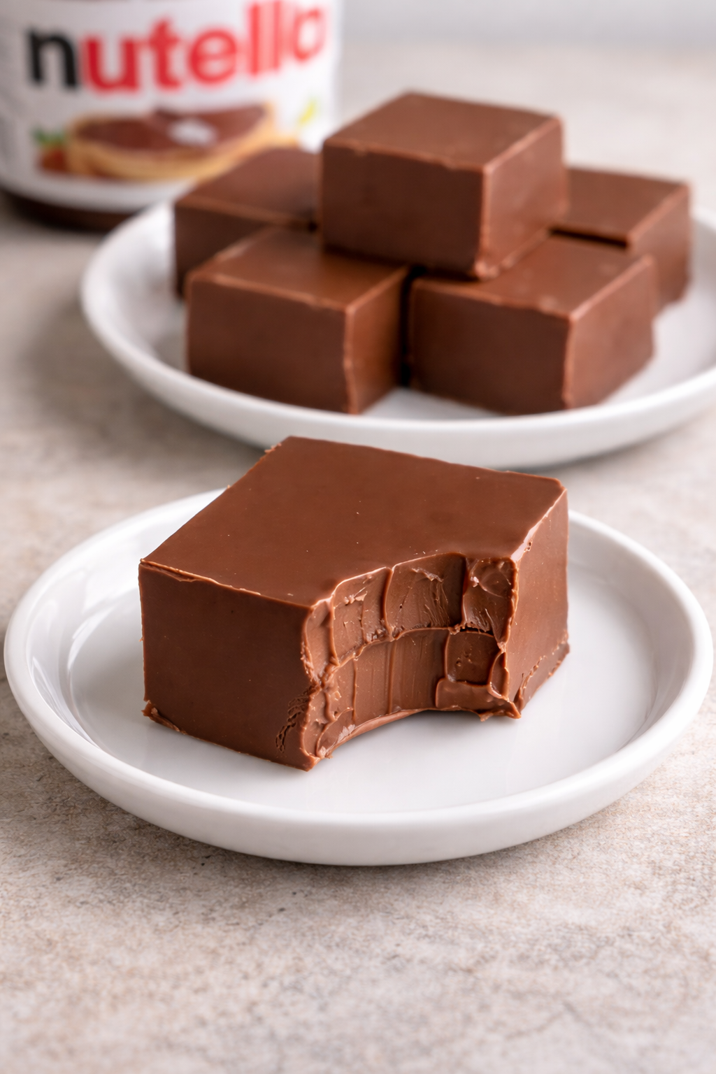 2-Ingredient Nutella Fudge