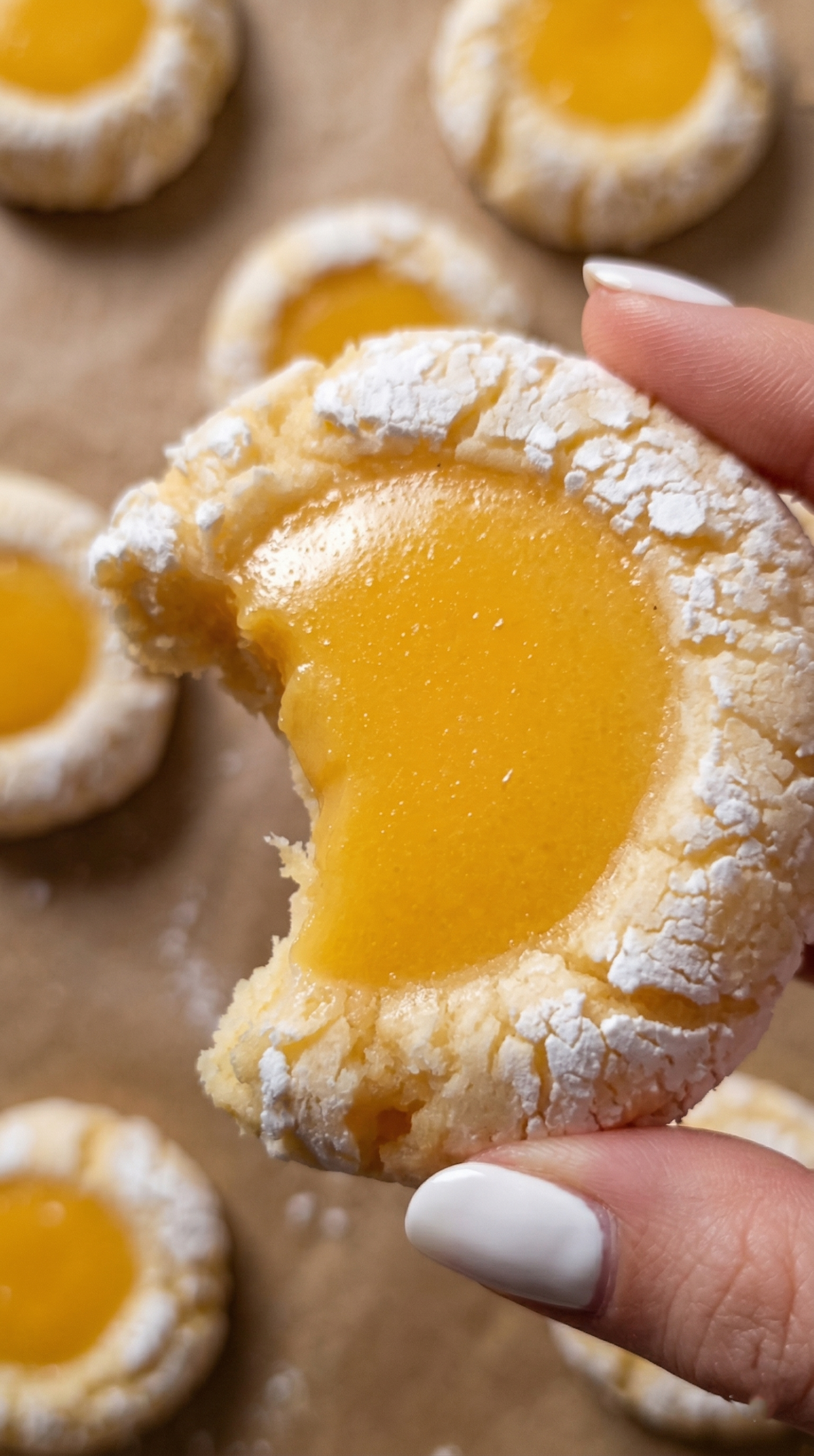 Gluten-Free Lemon Curd Cookies