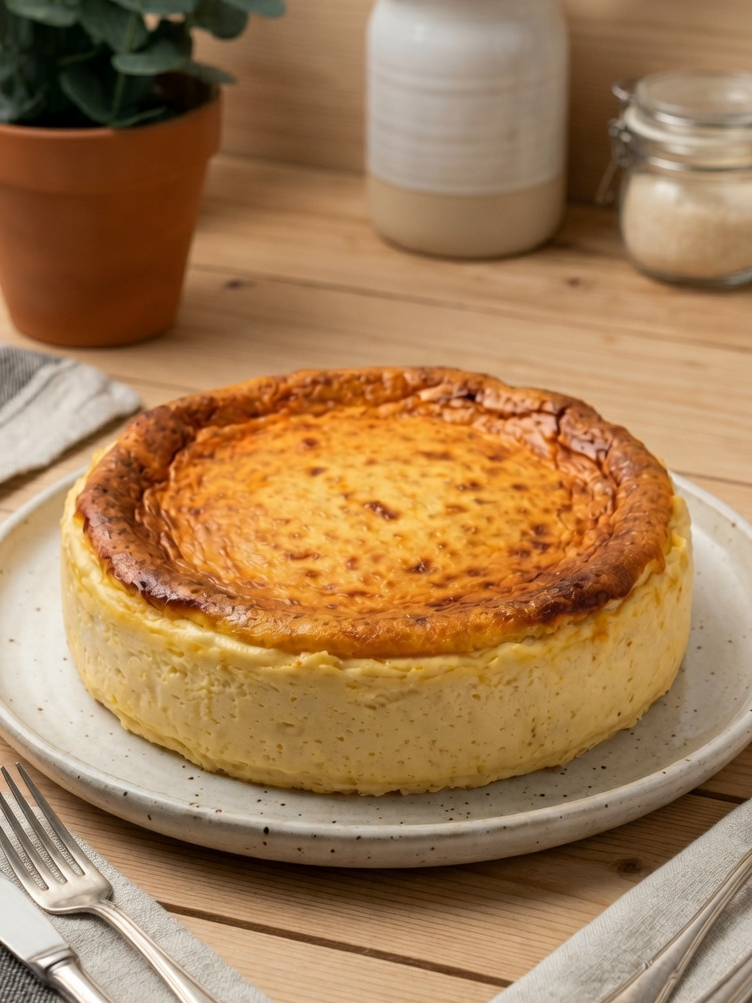 3-Ingredient Cheesecake (Healthy & Protein-Rich)