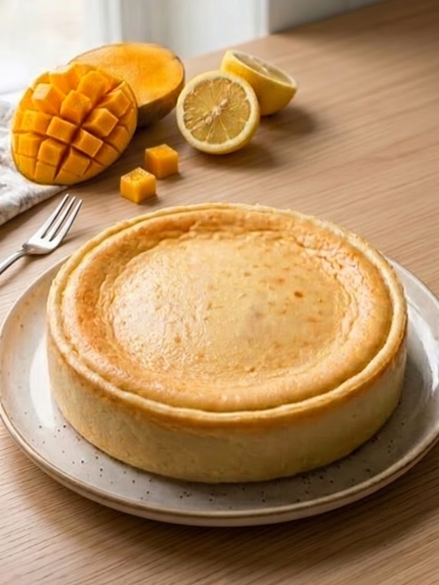 Mango Lemon Cheesecake