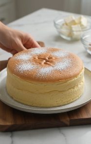 3-Ingredient Japanese Cheesecake