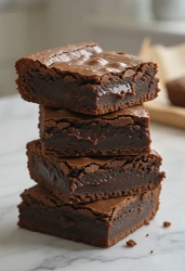3 Ingredient Chocolate Brownies