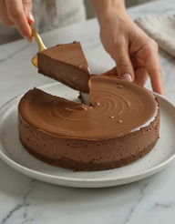 3 Ingredient Chocolate Cheesecake