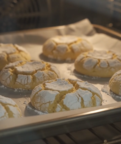 Gluten Free Lemon Crinkle Cookies