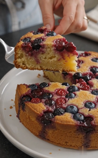Gluten-Free Blueberry Upside-Down Cake